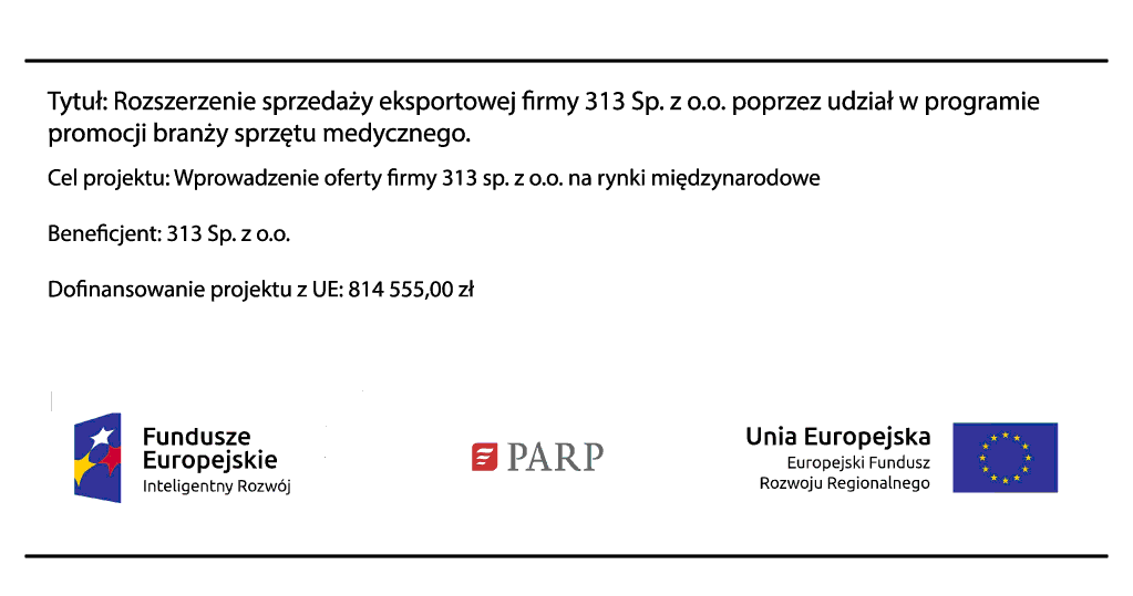 Rozszerzenie sprzedaży eksportowej 313 Sp. z o.o.
