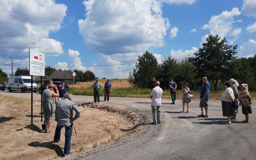 Przebudowa drogi gminnej na terenie wsi Bińdziuga, Supruny, Koleśno, gm. Michałowo